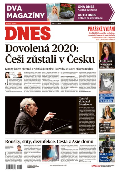 E-magazín MF DNES - 7.7.2020 - MAFRA, a.s.