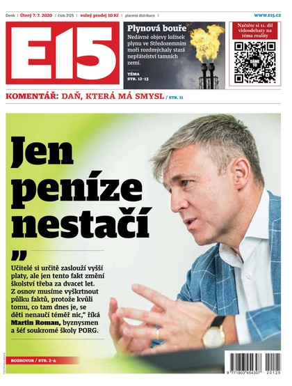 E-magazín E15 - 7.7.2020 - CZECH NEWS CENTER a. s.