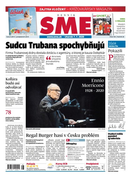 E-magazín SME 7/7/2020 - Petit Press, a.s. 