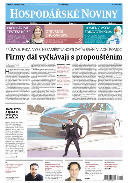 E-magazín HN 130 - 8.7.2020 - Economia, a.s.
