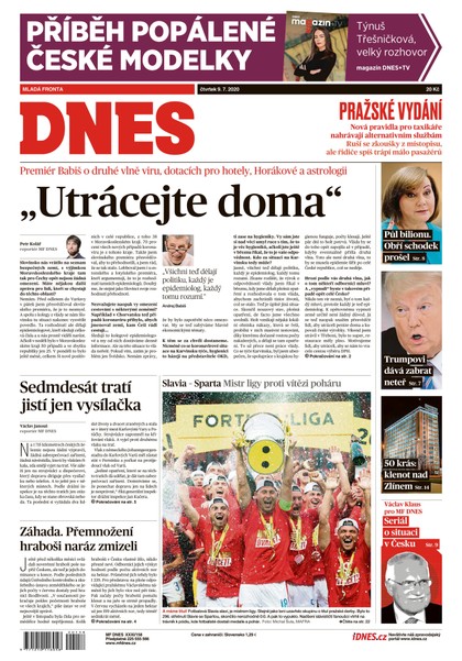 E-magazín MF DNES - 9.7.2020 - MAFRA, a.s.