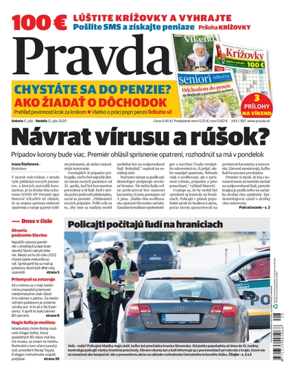E-magazín Denník Pravda 11. 7. 2020 - OUR MEDIA SR a. s.