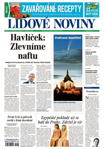 E-magazín LN - 11.7.2020 - MAFRA, a.s.