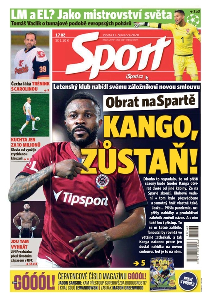 E-magazín Sport - 11.7.2020 - CZECH NEWS CENTER a. s.