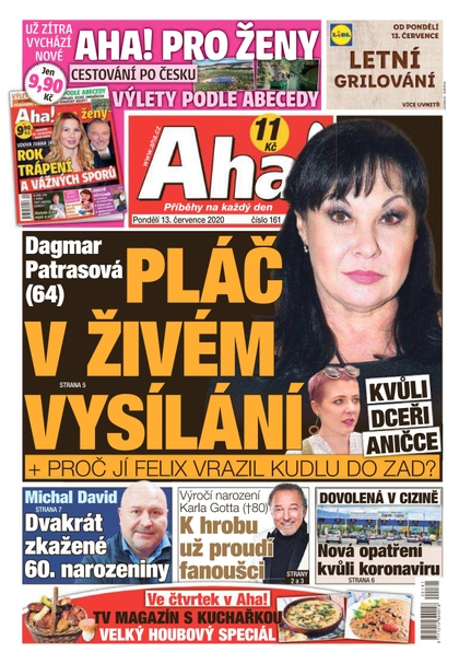 E-magazín AHA! - 13.7.2020 - CZECH NEWS CENTER a. s.