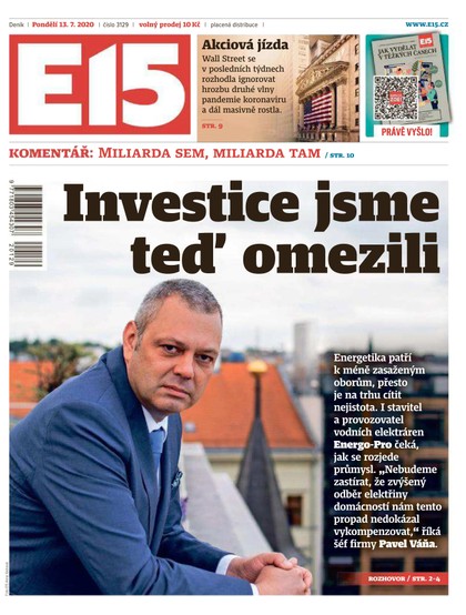 E-magazín E15 - 13.7.2020 - CZECH NEWS CENTER a. s.