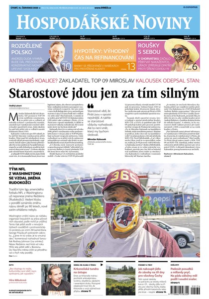 E-magazín HN 134 - 14.7.2020 - Economia, a.s.