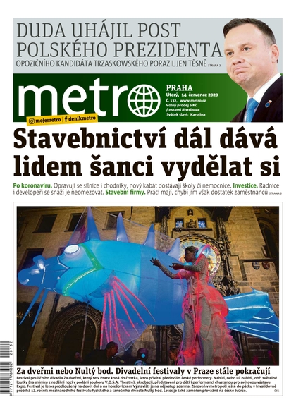 E-magazín METRO - 14.7.2020 - MAFRA, a.s.