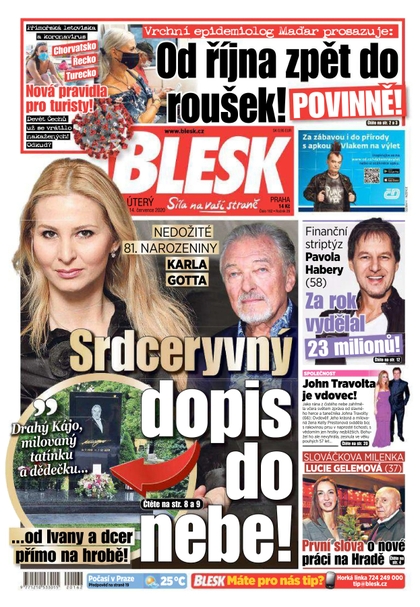 E-magazín Blesk - 14.7.2020 - CZECH NEWS CENTER a. s.
