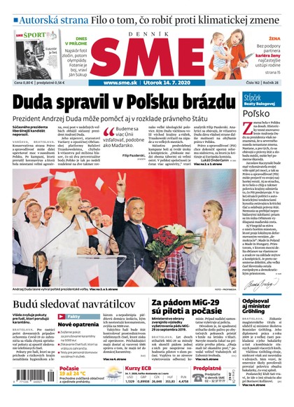 E-magazín SME 14/7/2020 - Petit Press, a.s. 