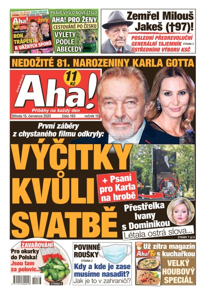 E-magazín AHA! - 15.7.2020 - CZECH NEWS CENTER a. s.