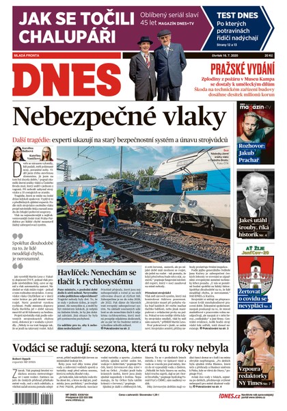 E-magazín MF DNES - 16.7.2020 - MAFRA, a.s.
