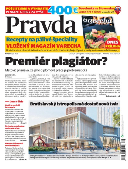E-magazín Denník Pravda 17.7.2020 - OUR MEDIA SR a. s.