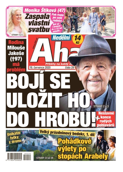 E-magazín Nedělní AHA! - 19.7.2020 - CZECH NEWS CENTER a. s.