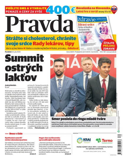 E-magazín Denník Pravda 20. 7. 2020 - OUR MEDIA SR a. s.