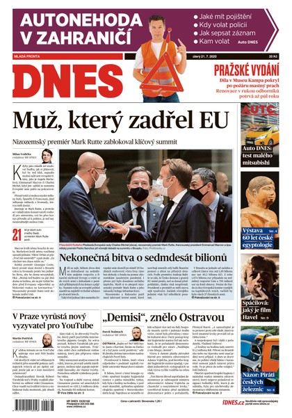 E-magazín MF DNES - 21.7.2020 - MAFRA, a.s.