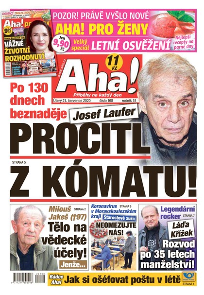 E-magazín AHA! - 21.7.2020 - CZECH NEWS CENTER a. s.