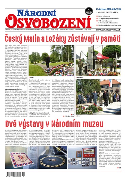 E-magazín Národní Osvobození 15-16/2020 - Vydavatelství MAC