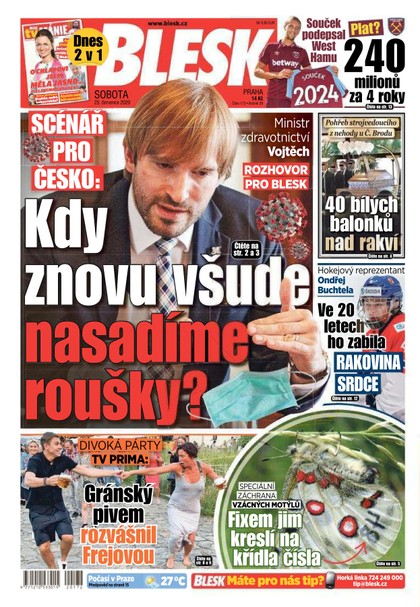 E-magazín Blesk - 25.7.2020 - CZECH NEWS CENTER a. s.