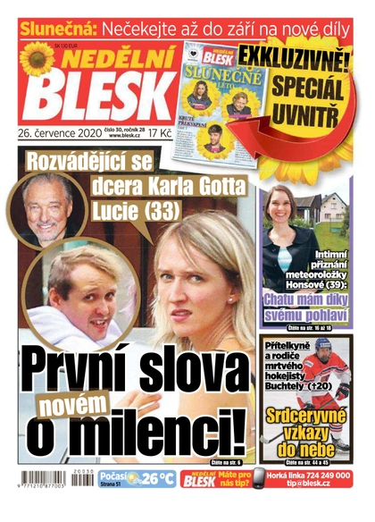 E-magazín Nedělní Blesk - 26.7.2020 - CZECH NEWS CENTER a. s.