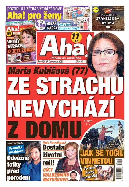 E-magazín AHA! - 27.7.2020 - CZECH NEWS CENTER a. s.