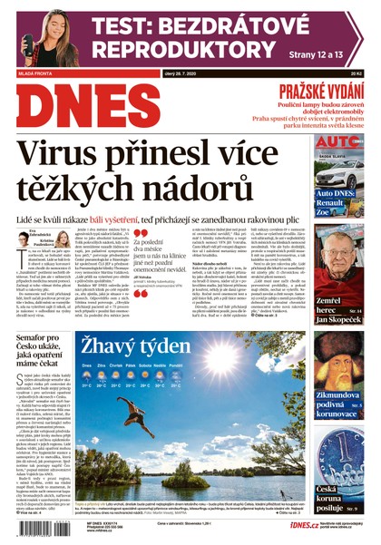 E-magazín MF DNES - 28.7.2020 - MAFRA, a.s.