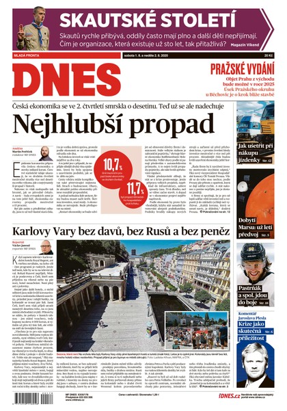 E-magazín MF DNES - 1.8.2020 - MAFRA, a.s.