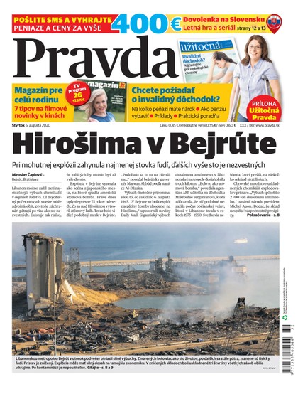 E-magazín Denník Pravda 6. 8. 2020 - OUR MEDIA SR a. s.