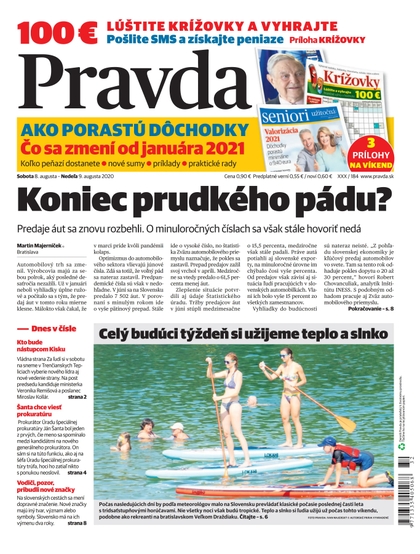 E-magazín Denník Pravda 8. 8. 2020 - OUR MEDIA SR a. s.