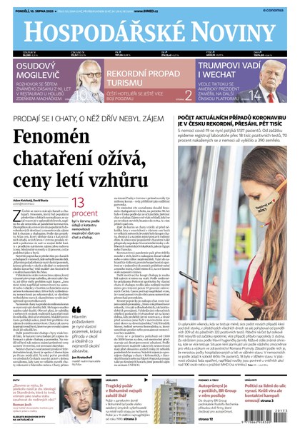 E-magazín HN 153 - 10.8.2020 - Economia, a.s.