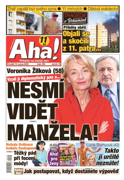 E-magazín AHA! - 10.8.2020 - CZECH NEWS CENTER a. s.