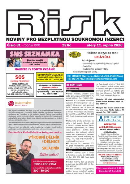 E-magazín Risk 31/2020 - Risk