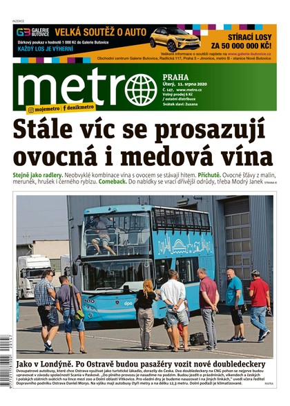 E-magazín METRO - 11.8.2020 - MAFRA, a.s.