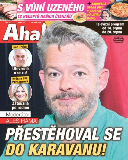 E-magazín AHA! Tv - 13.8.2020 - CZECH NEWS CENTER a. s.