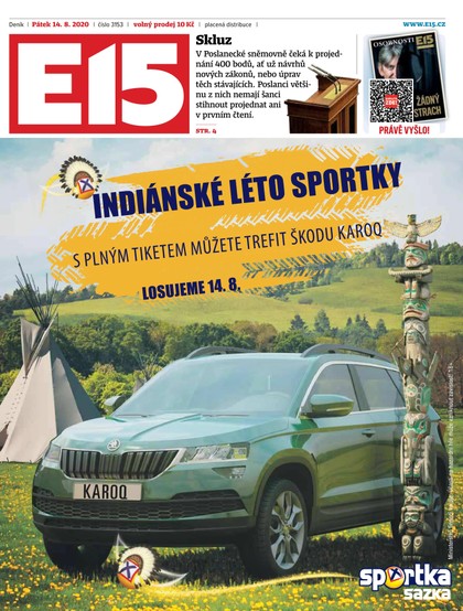 E-magazín E15 - 14.8.2020 - CZECH NEWS CENTER a. s.