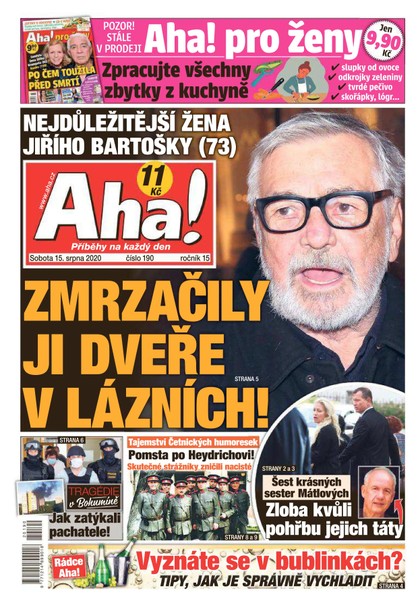 E-magazín AHA! - 15.8.2020 - CZECH NEWS CENTER a. s.