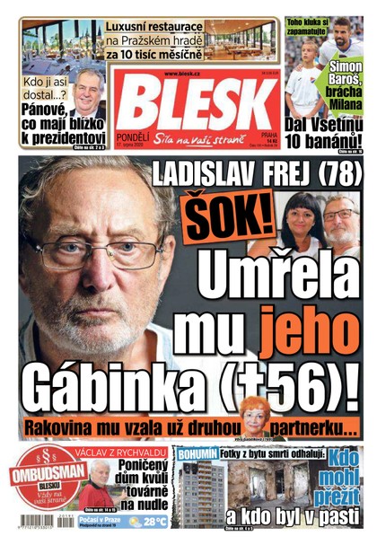 E-magazín Blesk - 17.8.2020 - CZECH NEWS CENTER a. s.