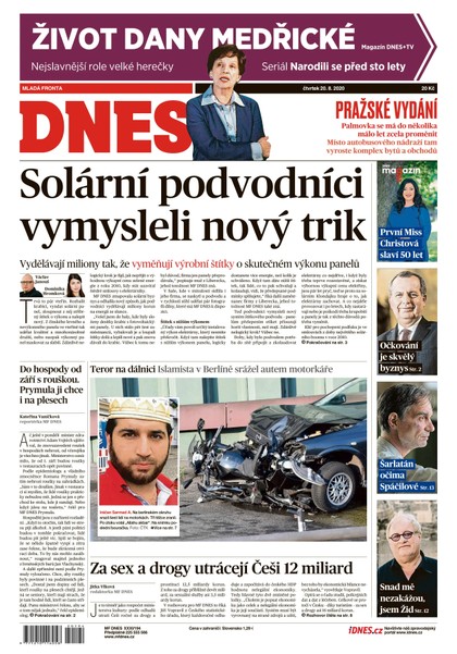 E-magazín MF DNES - 20.8.2020 - MAFRA, a.s.
