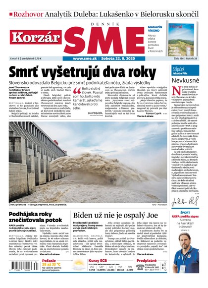 E-magazín SME 22/8/2020 - Petit Press, a.s. 
