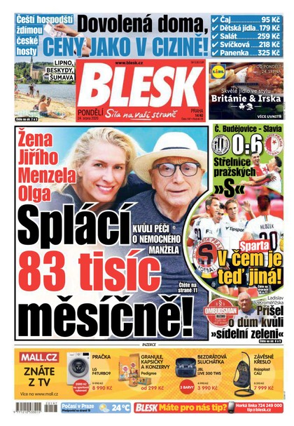 E-magazín Blesk - 24.8.2020 - CZECH NEWS CENTER a. s.