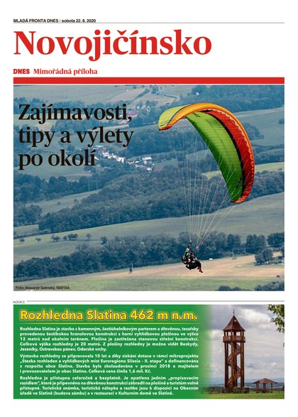 E-magazín MF DNES extra Moravskoslezský - 22.8.2020 - MAFRA, a.s.