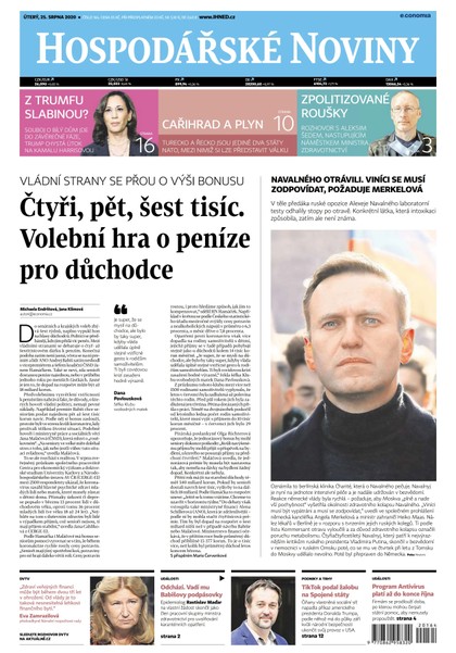 E-magazín HN 164 - 25.08.2020 - Economia, a.s.