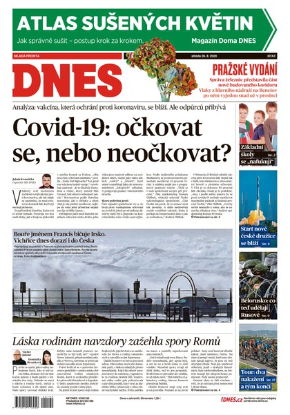 E-magazín MF DNES - 26.8.2020 - MAFRA, a.s.