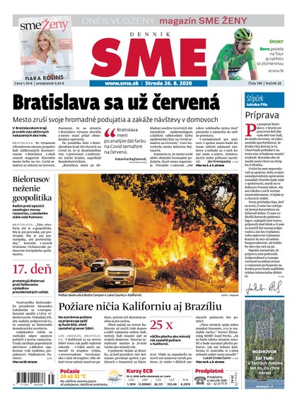 E-magazín SME 26/8/2020 - Petit Press, a.s. 