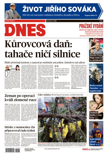 E-magazín MF DNES - 27.8.2020 - MAFRA, a.s.
