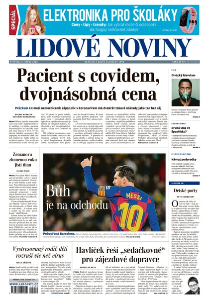 E-magazín LN - 27.8.2020 - MAFRA, a.s.