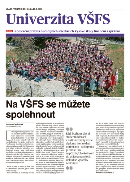E-magazín MF DNES Severní Čechy extra - 27.8.2020 - MAFRA, a.s.