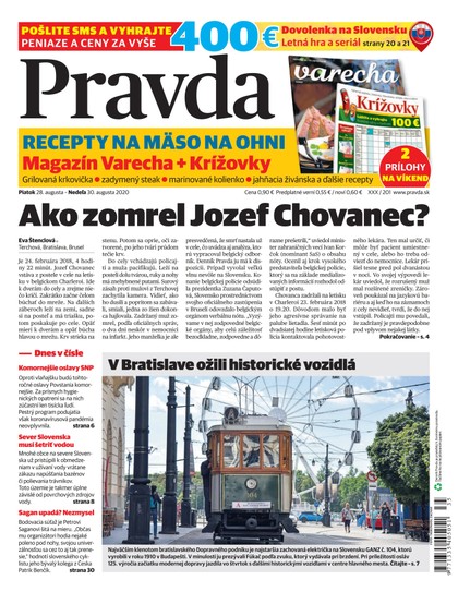 E-magazín Denník Pravda 28. 8. 2020 - OUR MEDIA SR a. s.