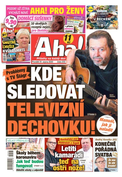 E-magazín AHA! - 31.8.2020 - CZECH NEWS CENTER a. s.