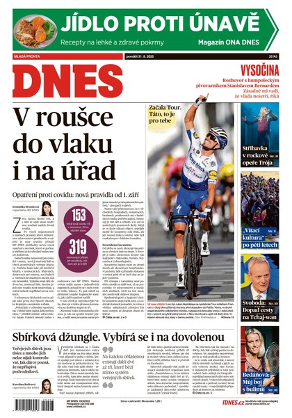 E-magazín MF DNES - 31.8.2020 - MAFRA, a.s.